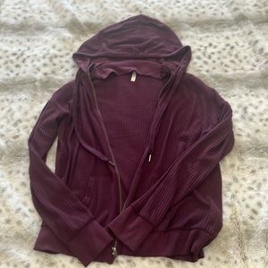 Women’s large purple zip up jacket